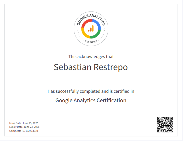 Home google analytic diploma