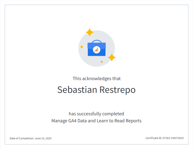 Home google ga4 diploma